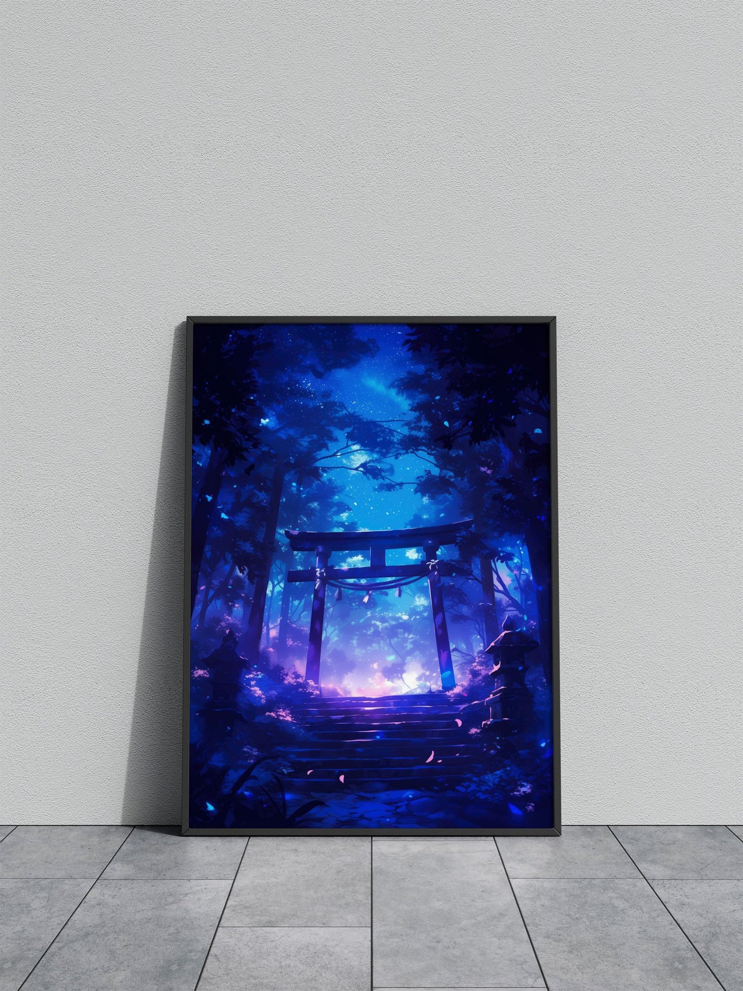 Mystic Torii Twilight Asian Style Poster | Wall A rt for Home & Office | High-Quality Print - High-Quality Visual Display