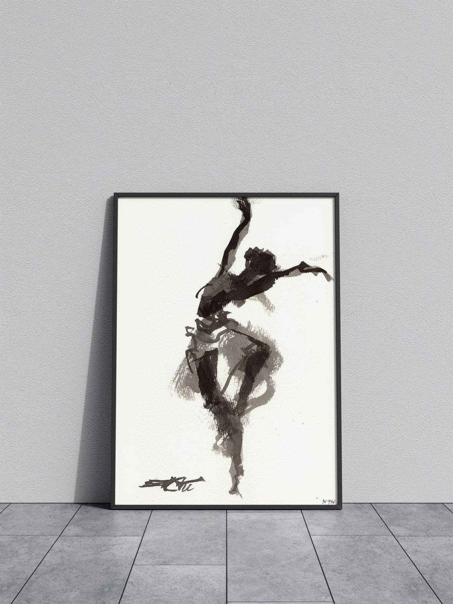 N946 Ballet Asian Style Poster | Wall Art for H ome & Office | High-Quality Print - High-Quality Visual Display