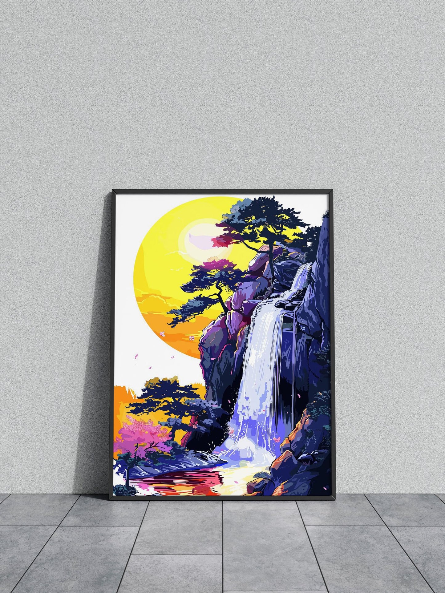Natural Beauty Asian Style Poster | Wall Art for Home & Office | High-Quality Print - High-Quality Visual Display