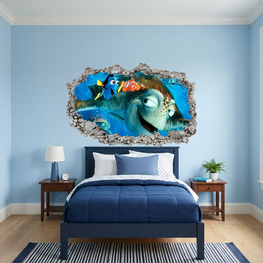 Nemo and Dory Disney Pixar Playroom Art Decal Bedroom Decor 162
