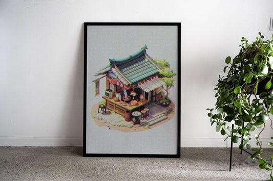 Old Tokyo Asian Style Poster | Wall Art for Hom e & Office | High-Quality Print