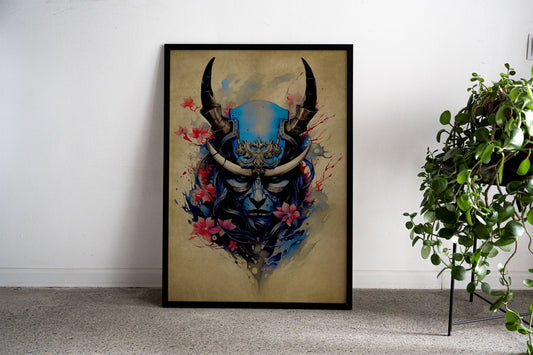 Oni Samurai No6 Asian Style Poster | Wall Art f or Home & Office | High-Quality Print
