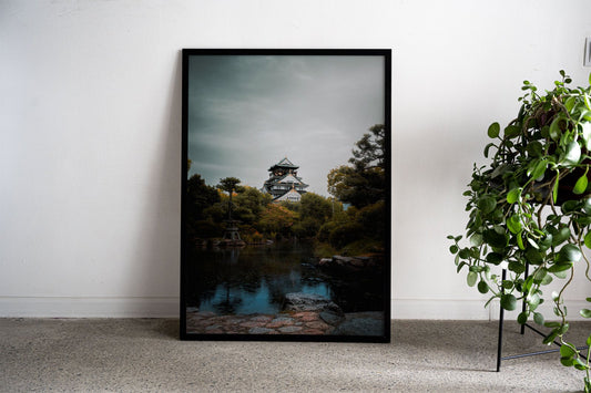 Osaka Castle, Japan Asian Style Poster | Wall Art for Home & Office | High-Quality Print - High-Quality Premium Wall Art Decor Sticker
