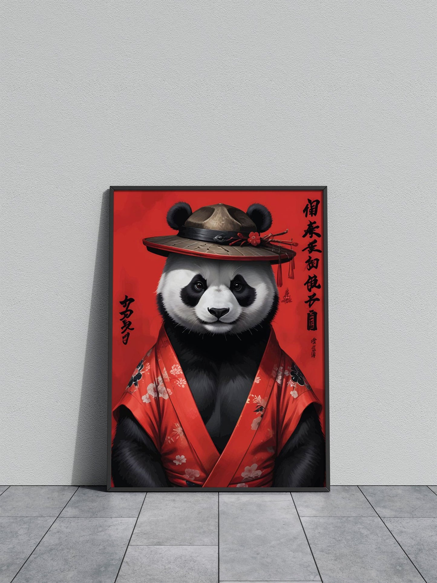 Panda Kimono Asian Style Poster | Wall Art for Home & Office | High-Quality Print