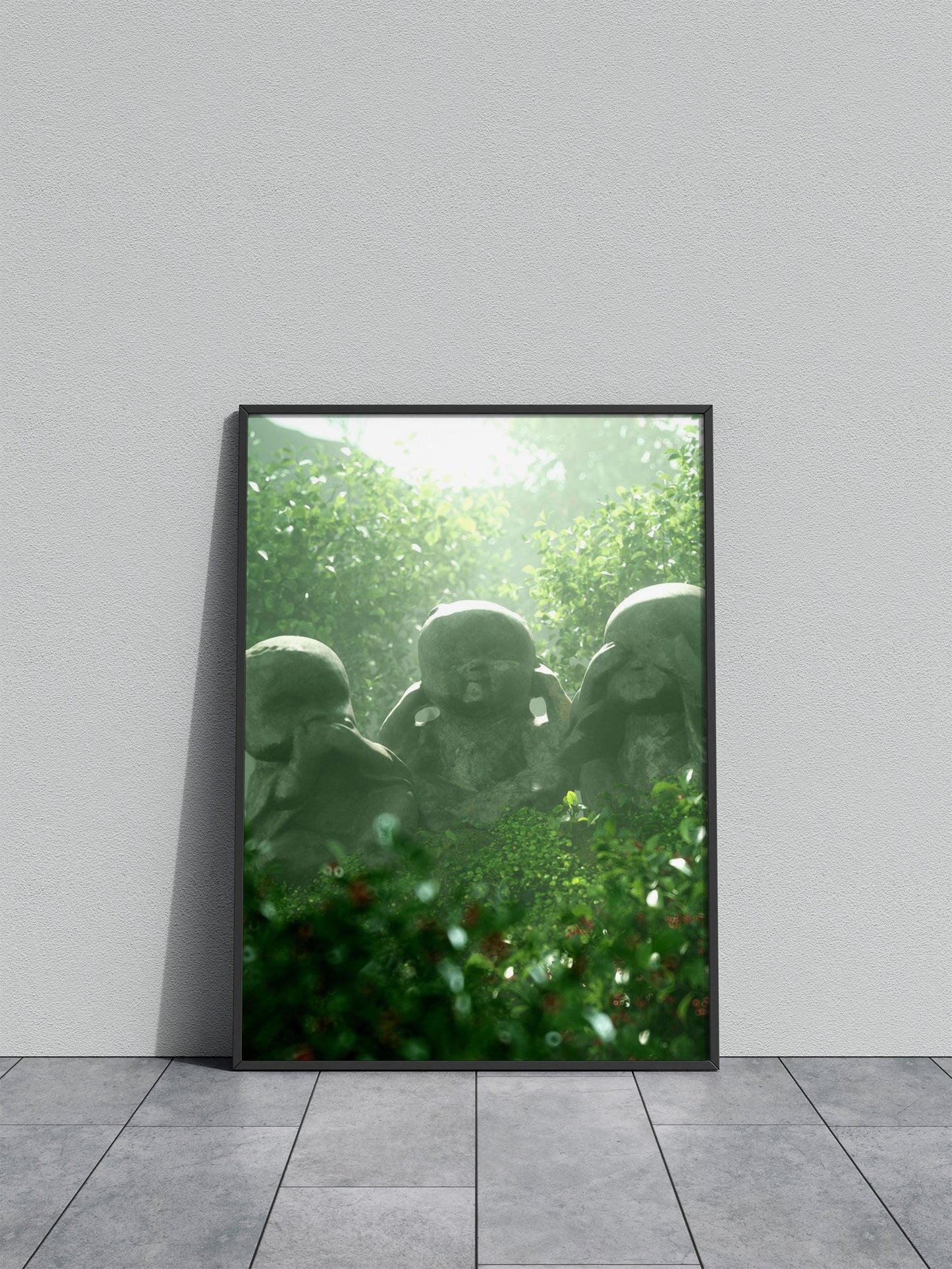 Peaceful Place Asian Style Poster | Wall Art for Home & Office | High-Quality Print