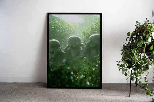 Peaceful Place Asian Style Poster | Wall Art for Home & Office | High-Quality Print