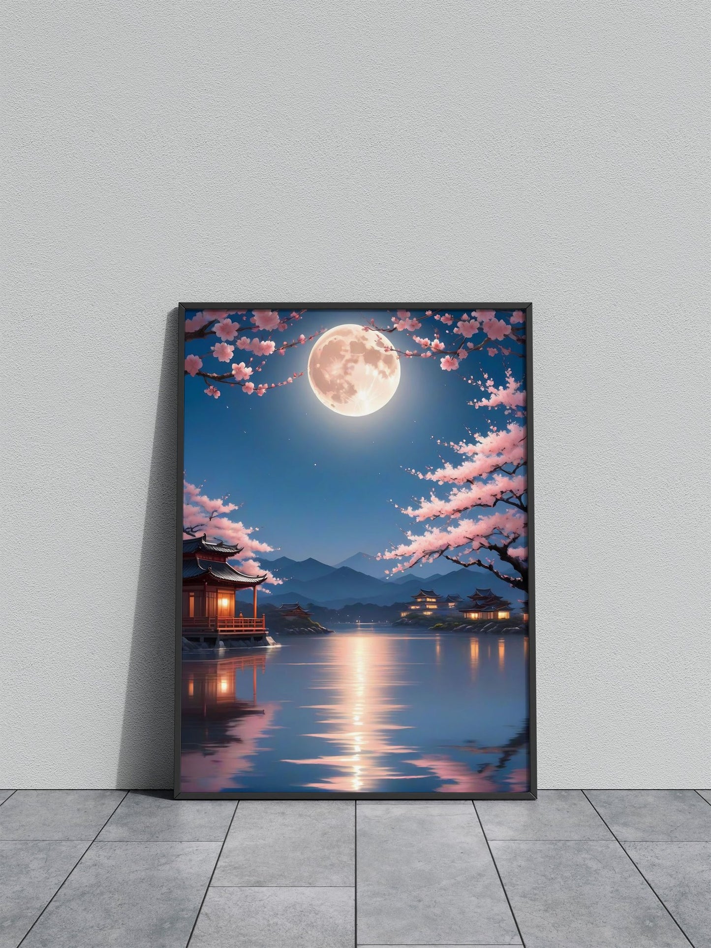 Plum Blossom Asian Style Poster | Wall Art for Home & Office | High-Quality Print