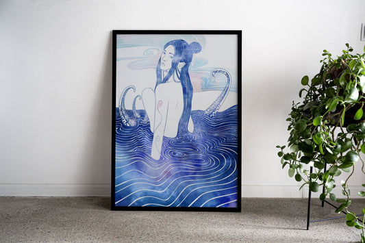 Pontomedousa II Asian Style Poster | Wall Art f or Home & Office | High-Quality Print