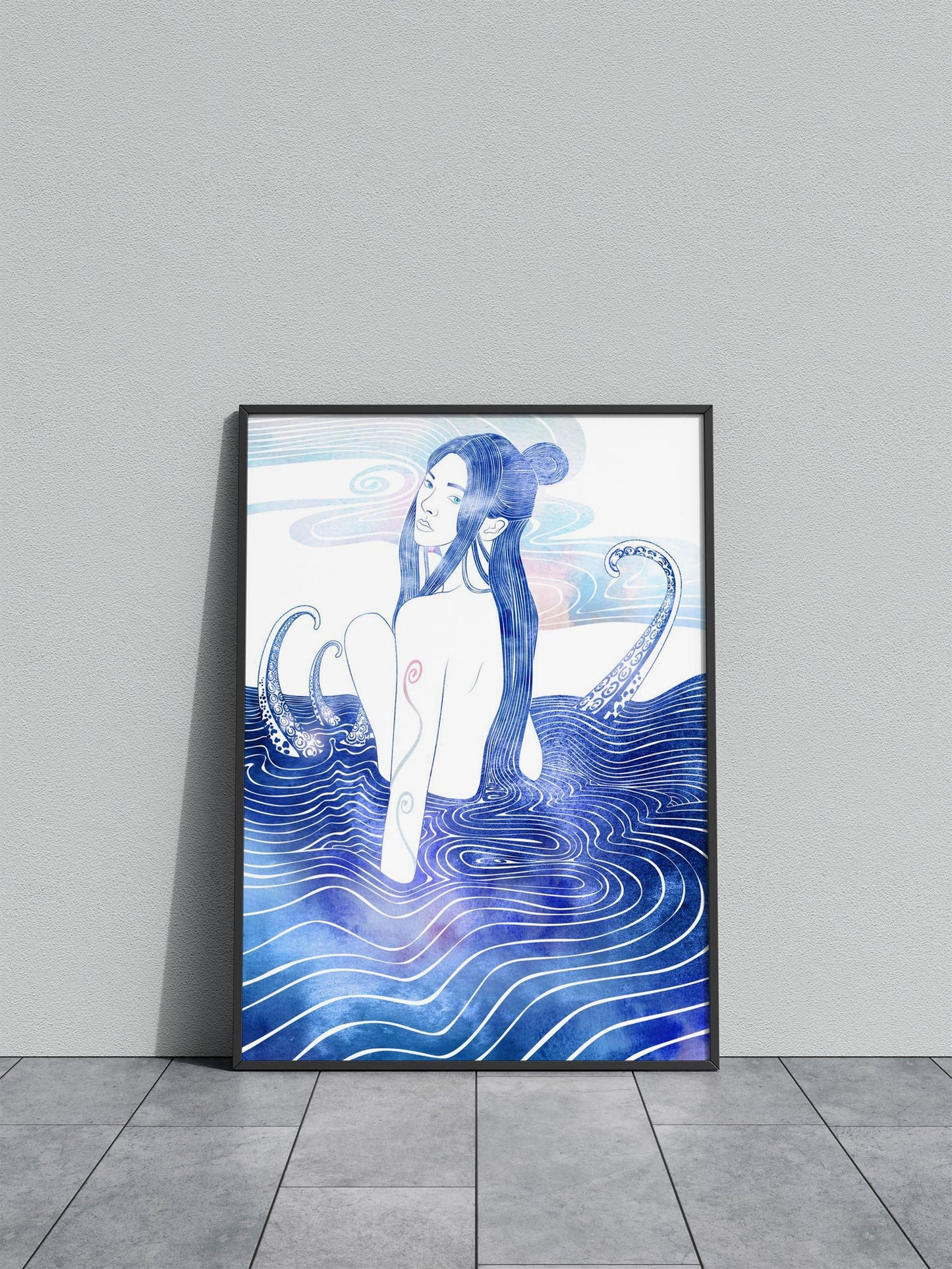 Pontomedousa II Asian Style Poster | Wall Art f or Home & Office | High-Quality Print