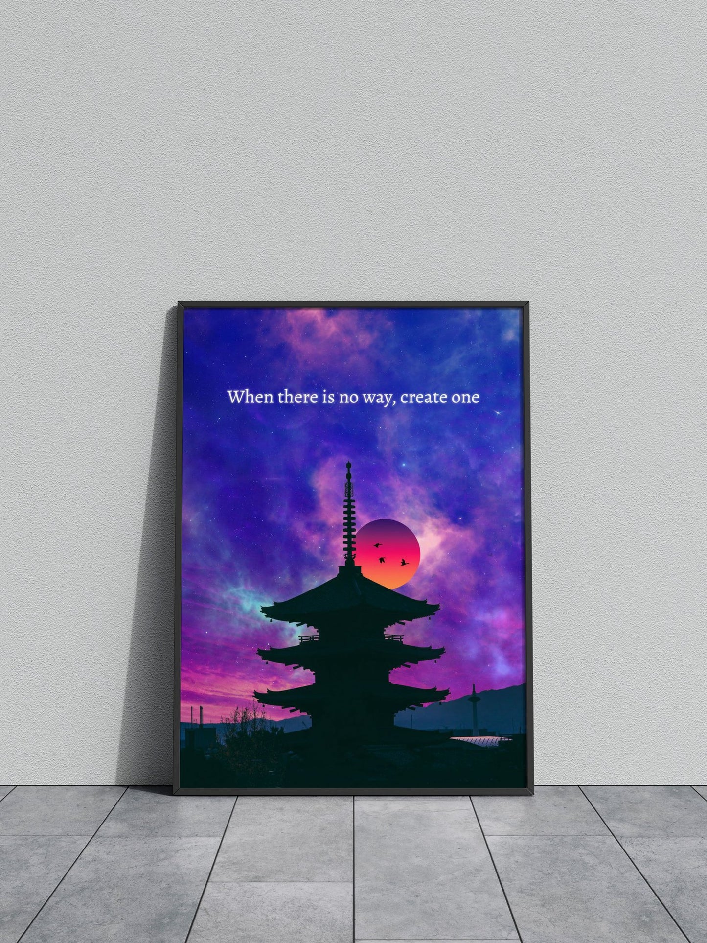 Power of the Empire Asian Style Poster | Wall Art for Home & Office | High-Quality Print
