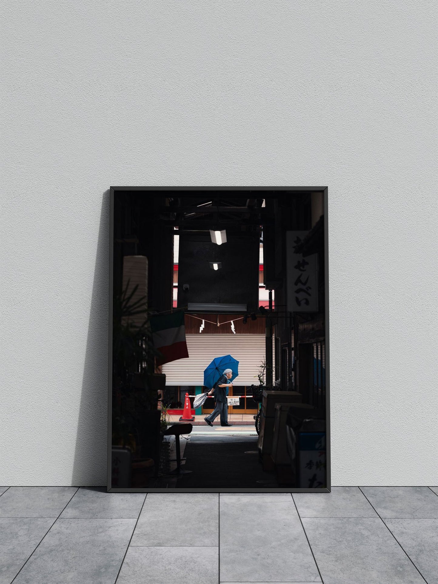 Quiet Stroll in Yanaka Asian Style Poster | Wall Art for Home & Office | High-Quality Print