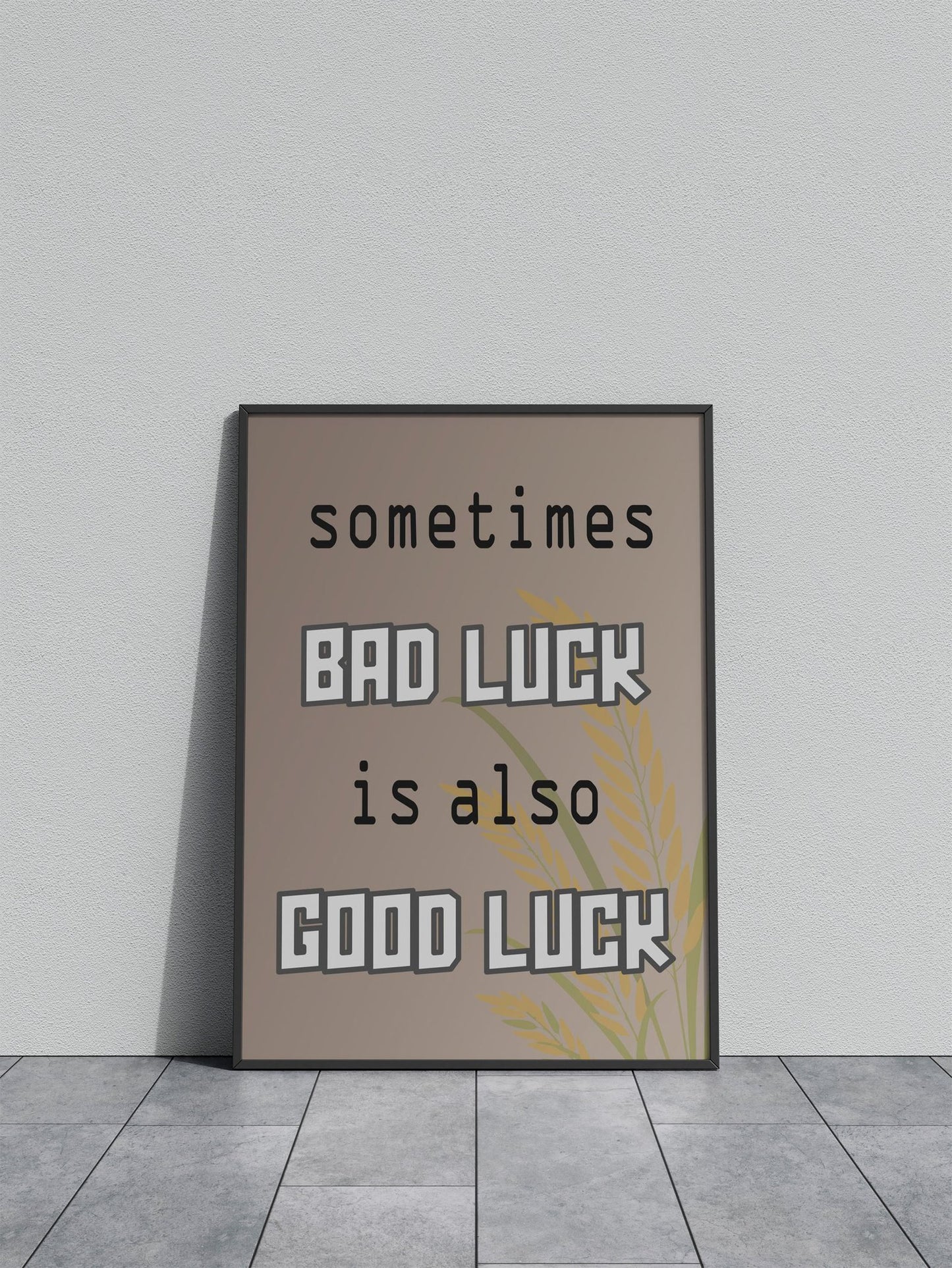 Quotes and Motivation Asian Style Poster | Wa ll Art for Home & Office | High-Quality Print