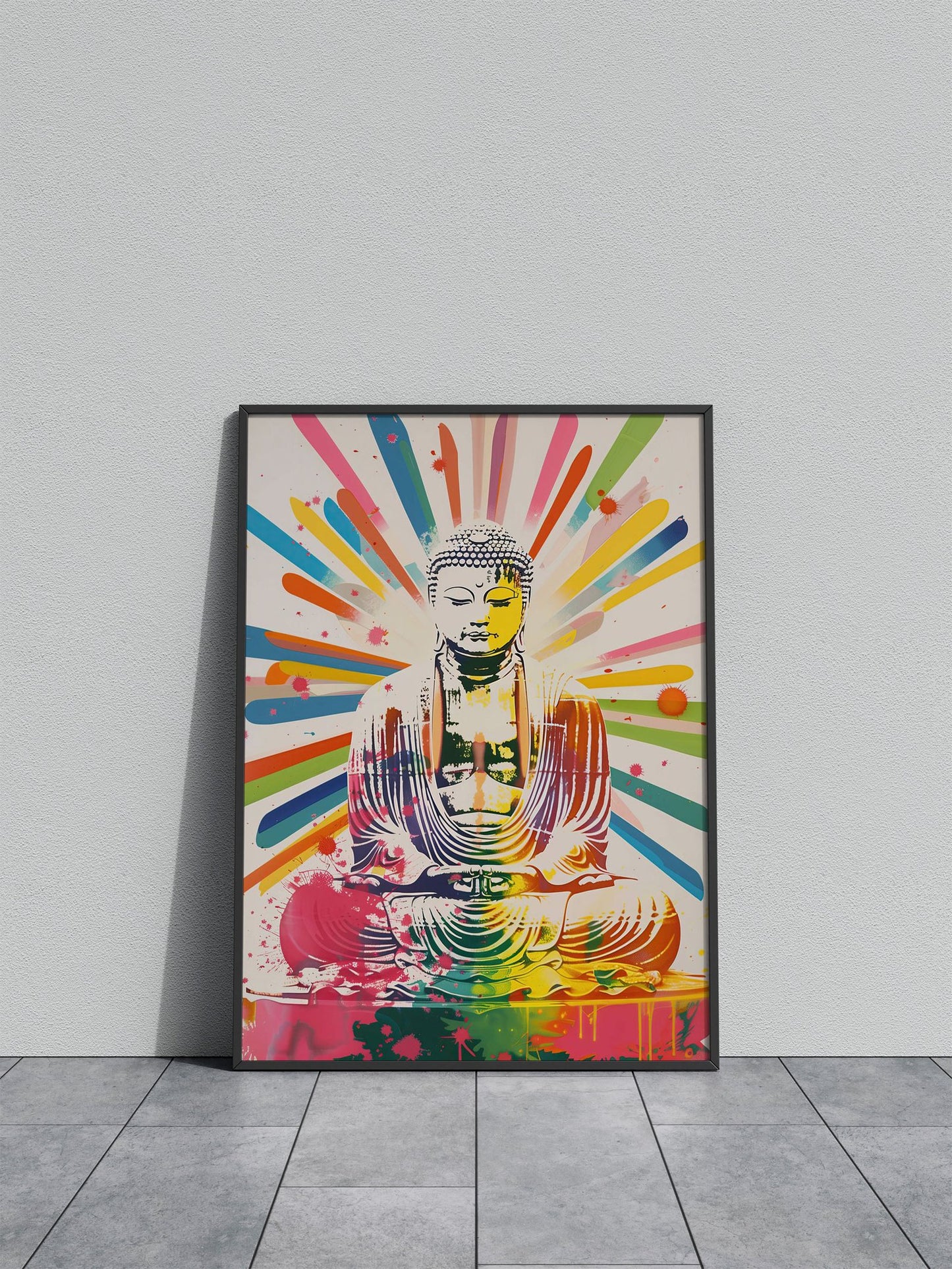 Radiant Serenity Asian Style Poster | Wall Art f or Home & Office | High-Quality Print