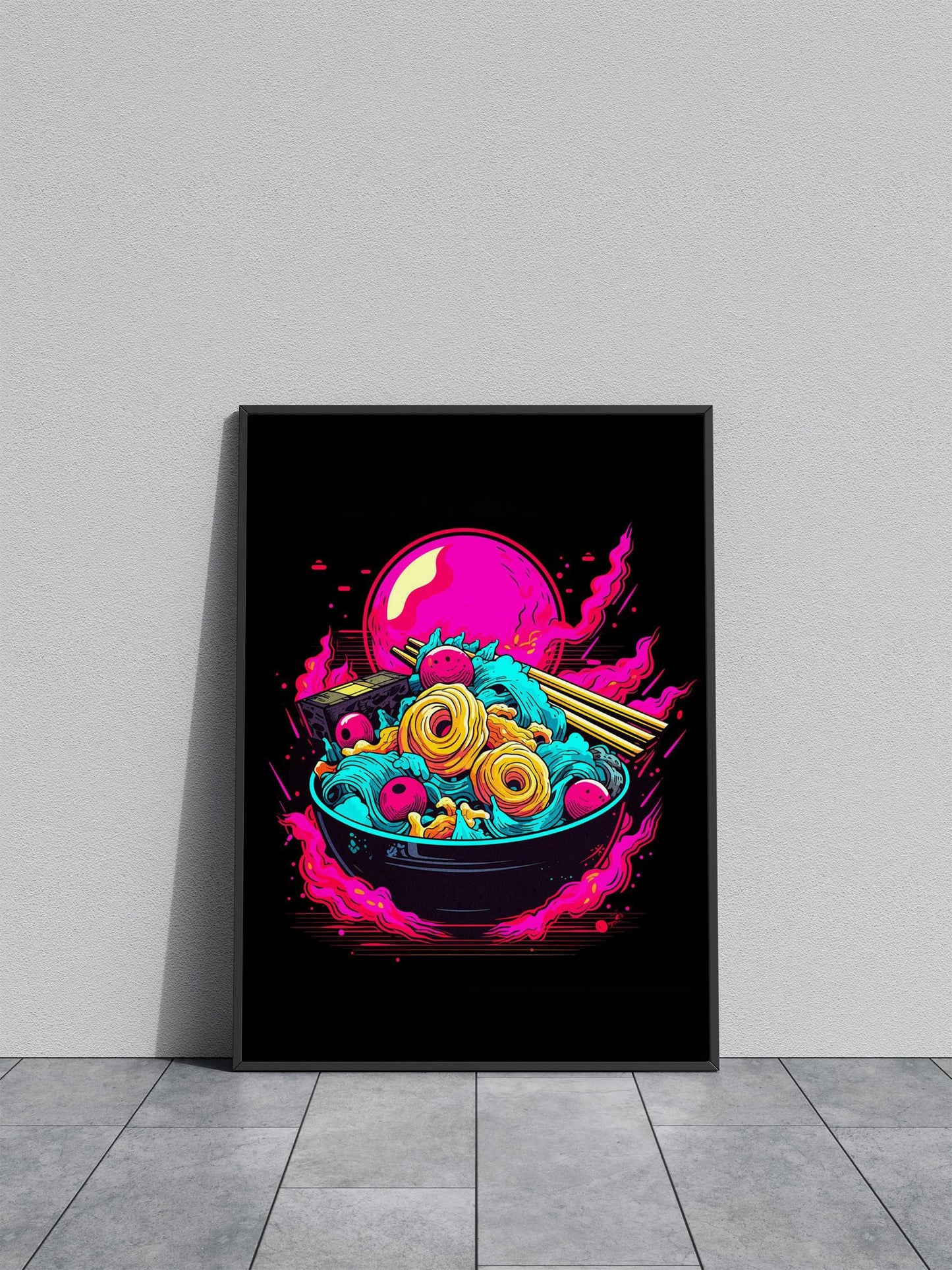 Ramen Japan Asian Style Poster | Iconic Unframed Wall Art Print for Kitchen, Home & Office Decor | Premium Quality | Multiple Sizes Available