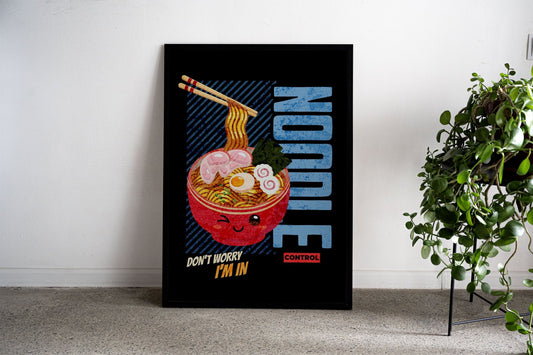 Ramen Lover Asian Style Poster | Playful Unframed Wall Art Print for Kitchen, Home & Office Decor | High-Quality Finish | Multiple Sizes Available