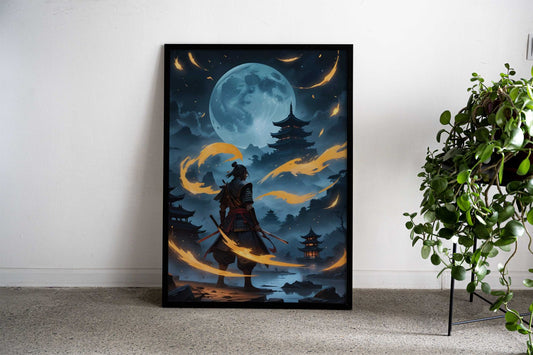 Samurai Era a Japanese Asian Style Poster | Wall Art for Home & Office | High-Quality Print - High-Quality Visual Display