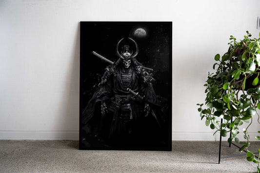 Samurai Ghost Asian Style Poster | Wall Art for Home & Office | High-Quality Print - High-Quality Visual Display
