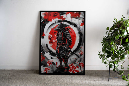 Samurai Japan Spirit Asian Style Poster | Wall Art for Home & Office | High-Quality Print - High-Quality Visual Display