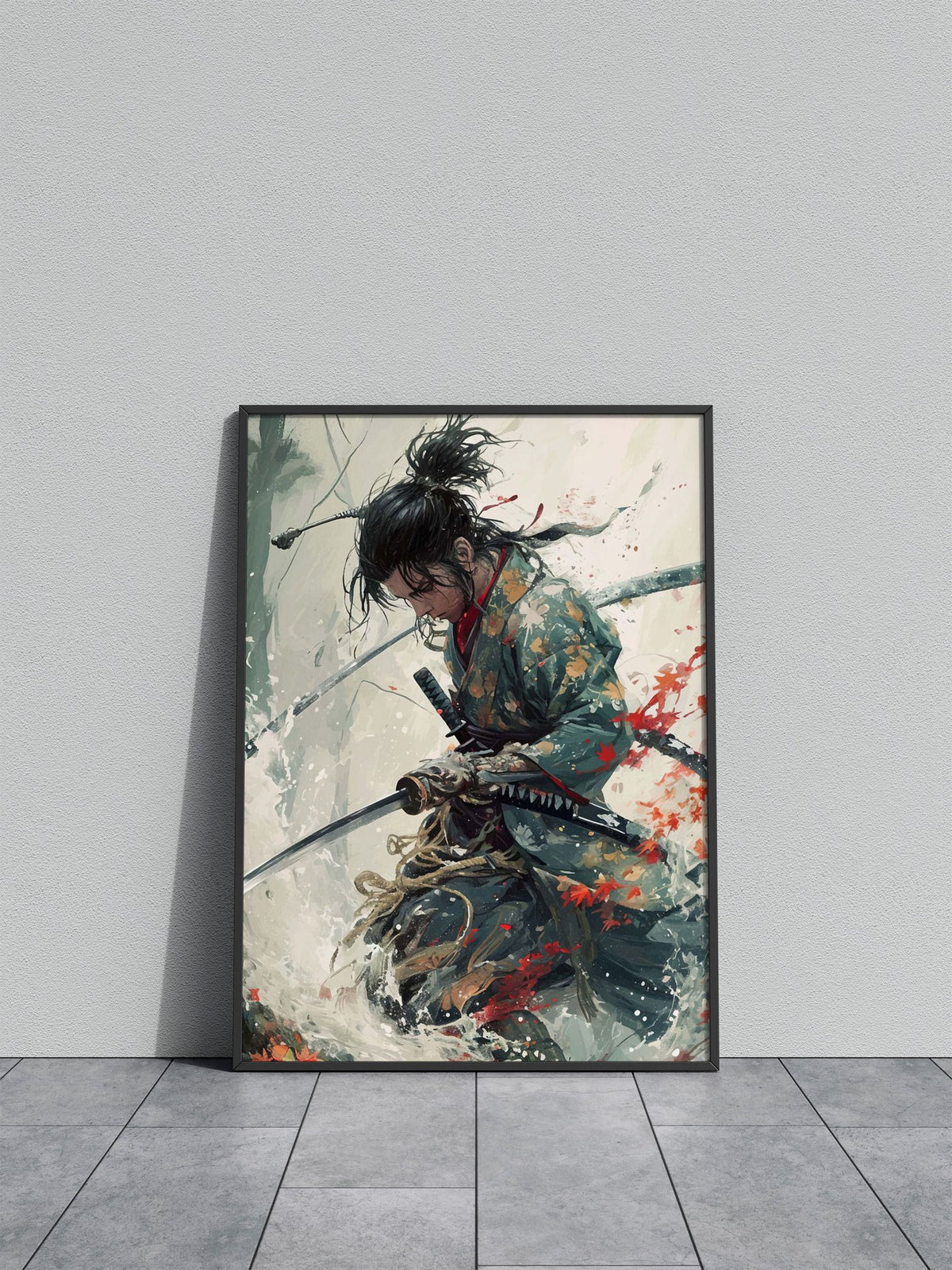 Samurai Japanese Geisha Asian Style Poster | Wall Art for Home & Office | High-Quality Print - High-Quality Visual Display