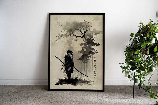 Samurai Journey Asian Style Poster | Wall Art for Home & Office | High-Quality Print - High-Quality Visual Display