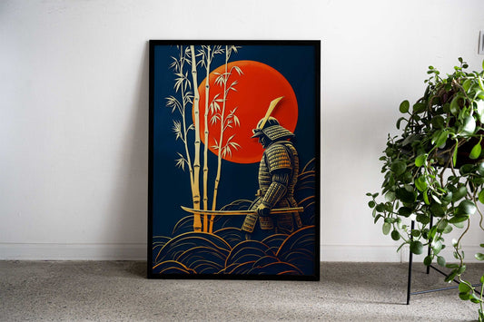 Samurai Kintsugi gold japanese art Asian Style Poster | Wall Art for Home & Office | High-Quality Print - High-Quality Visual Display