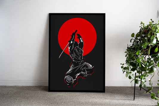 Samurai Ninja Japanese Asian Style Poster | Wall Art for Home & Office | High-Quality Print - High-Quality Visual Display