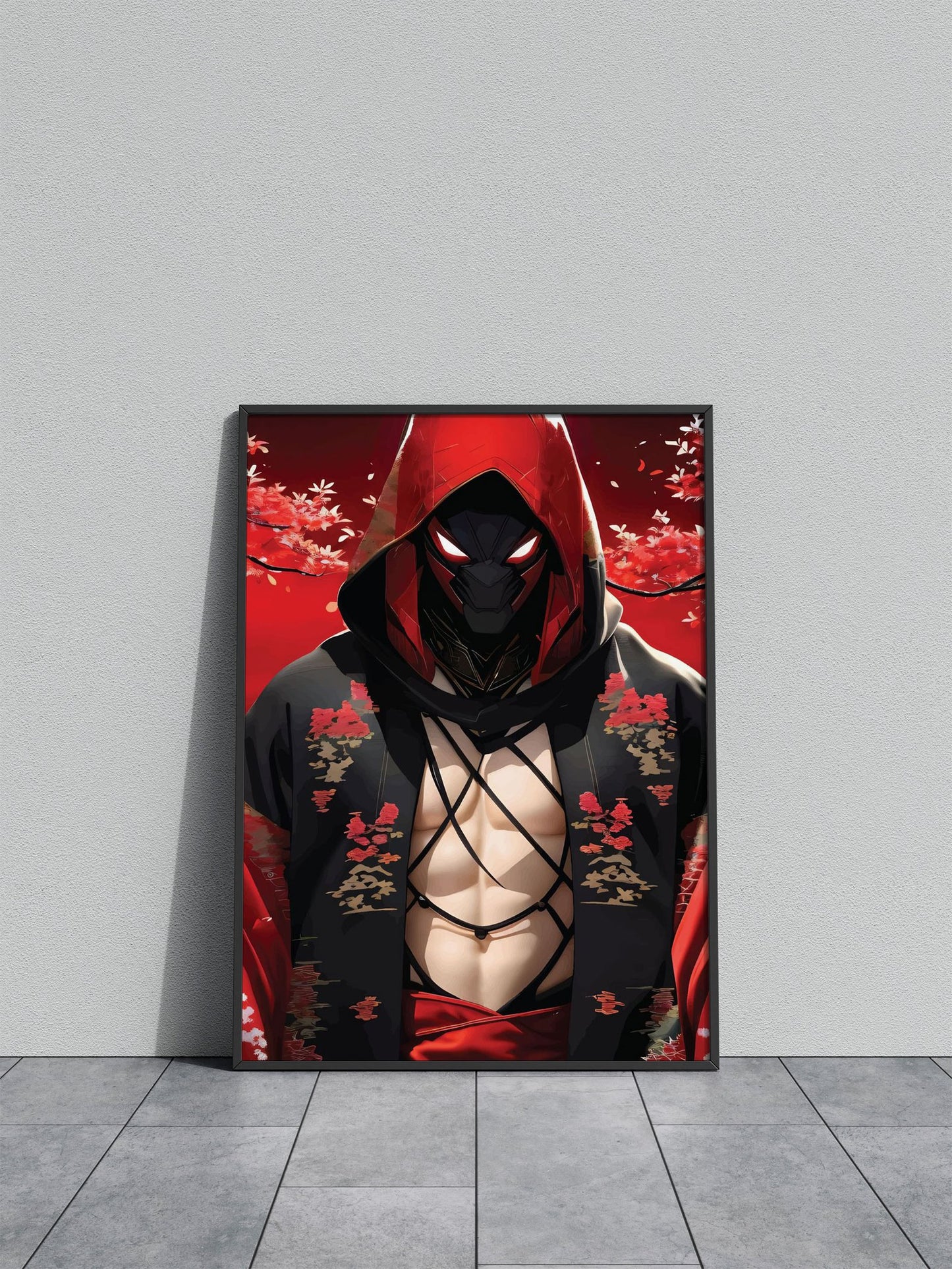 Samurai Ninja Warrior Asian Style Poster | Wall Art for Home & Office | High-Quality Print - High-Quality Visual Display