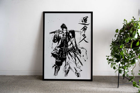 Samurai Sekiro Asian Style Poster | Wall Art for Home & Office | High-Quality Print - High-Quality Visual Display