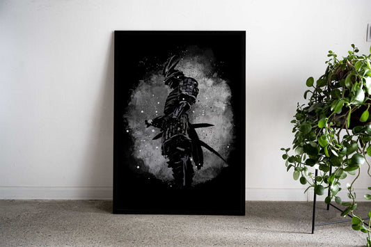 Samurai Silhouette Asian Style Poster | Wall Art for Home & Office | High-Quality Print - High-Quality Visual Display