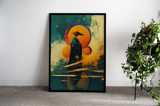Samurai Spirit Asian Style Poster | Wall Art for Home & Office | High-Quality Print - High-Quality Visual Display