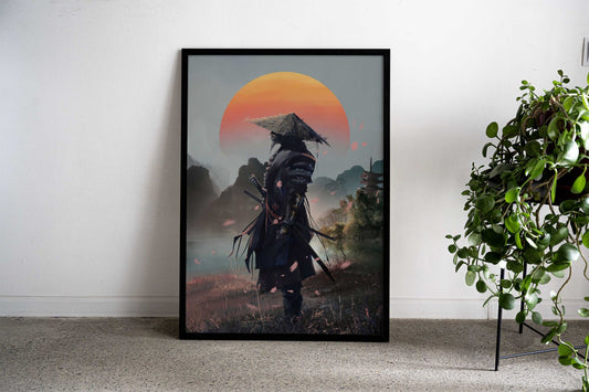 Samurai Sword Japanese Asian Style Poster | Wall Art for Home & Office | High-Quality Print - High-Quality Visual Display