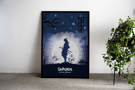 Samurai Warrior Art Asian Style Poster | Wall Art for Home & Office | High-Quality Print - High-Quality Visual Display