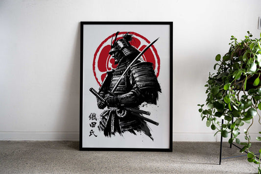 Samurai clan Oda Asian Style Poster | Wall Art for Home & Office | High-Quality Print - High-Quality Visual Display