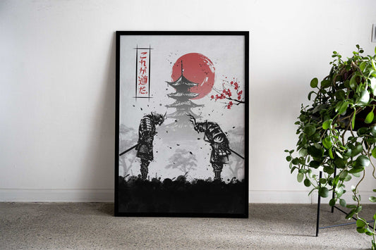 Samurai honor Asian Style Poster | Wall Art for Home & Office | High-Quality Print - High-Quality Visual Display