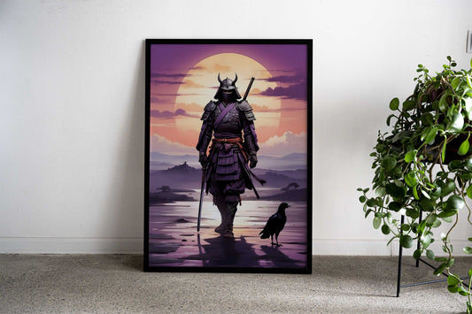 Samurais Solitude Asian Style Poster | Wall Art for Home & Office | High-Quality Print - High-Quality Visual Display