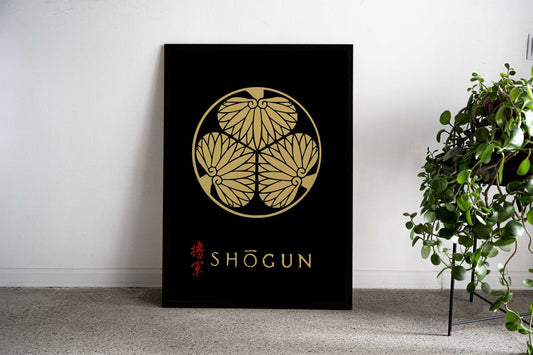 Shogun Samurai Clan Logo Asian Style Poster | Wall Art for Home & Office | High-Quality Print - High-Quality Visual Display