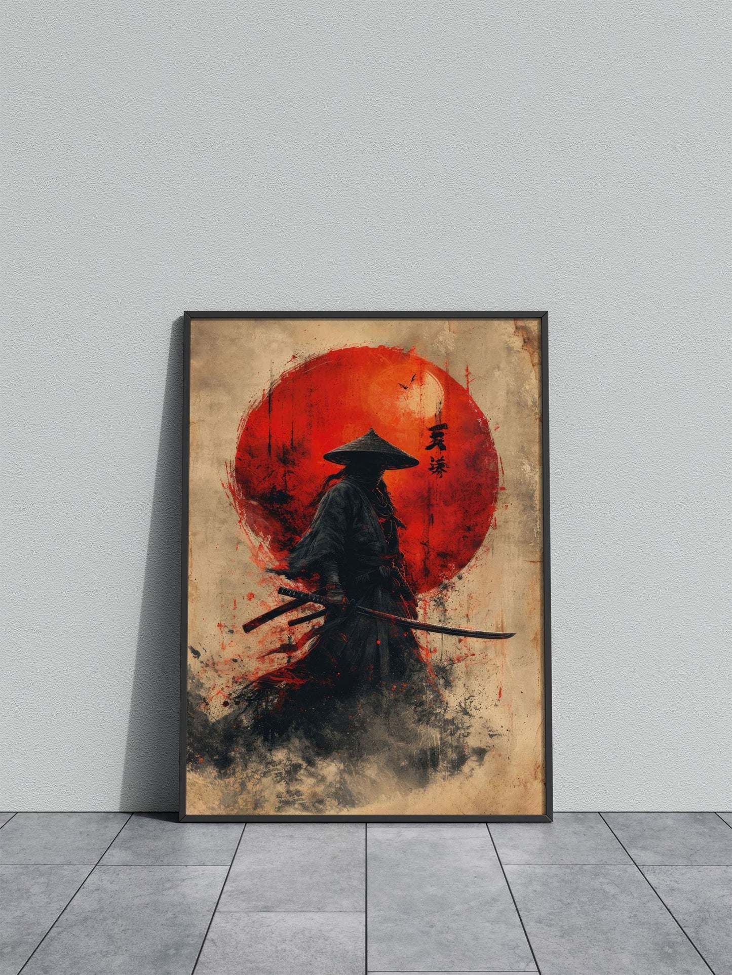Silent Warrior Asian Style Poster | Wall Art for Home & Office | High-Quality Print - High-Quality Visual Display