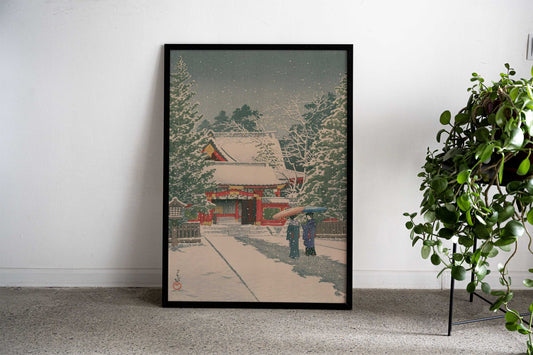 Snow Asian Style Poster | Wall Art for Home & Office | High-Quality Print - High-Quality Visual Display