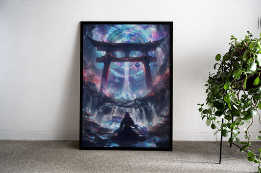 Spiritual Torii Gate Asian Style Poster | Wall Art for Home & Office | High-Quality Print - High-Quality Visual Display