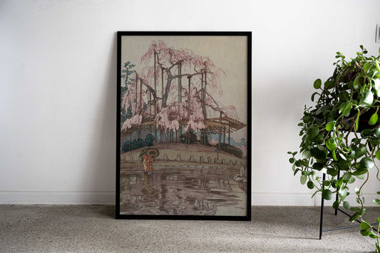 Spring Rain Asian Style Poster | Wall Art for Home & Office | High-Quality Print - High-Quality Visual Display