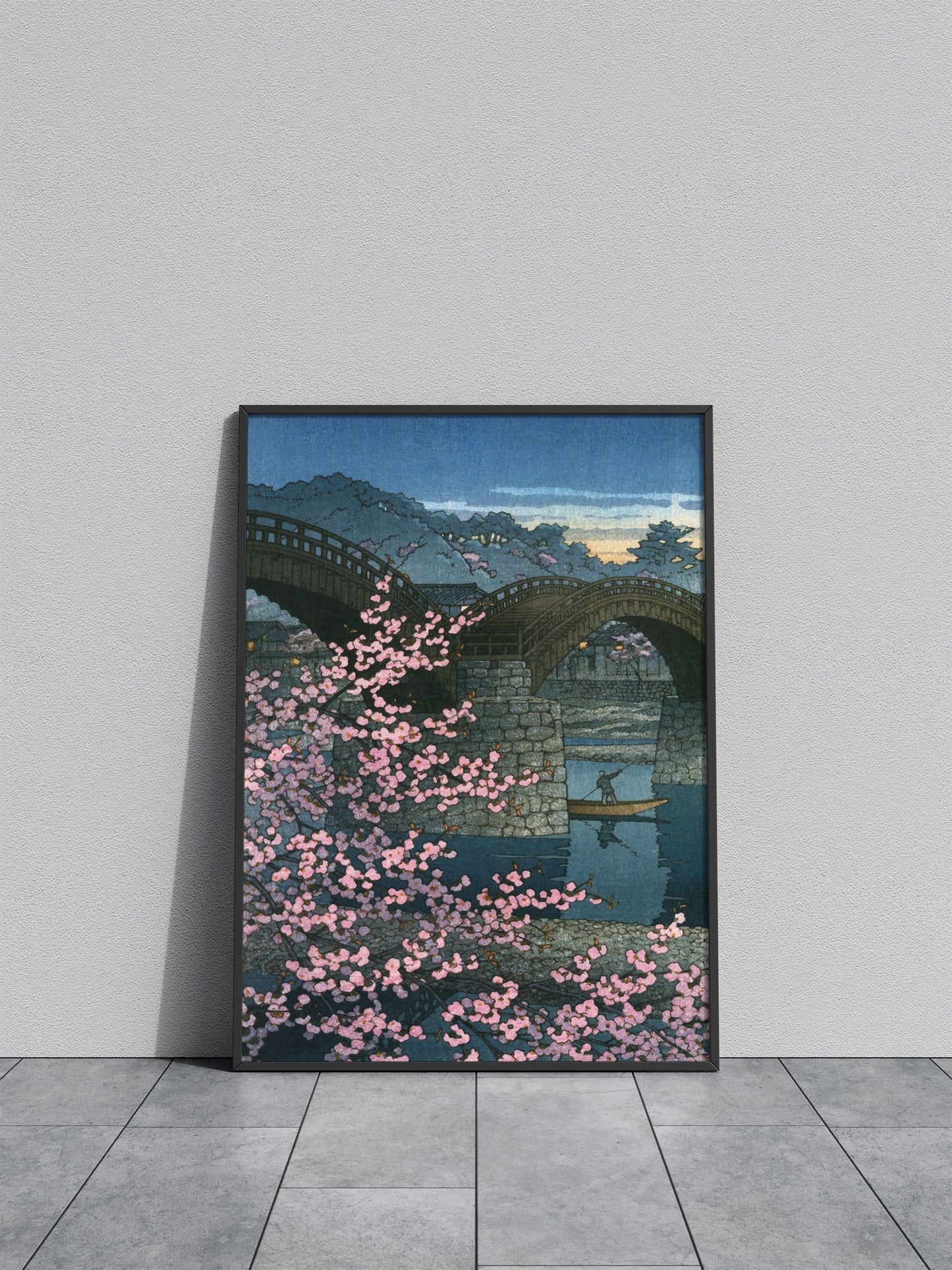 Spring at Kintai Bridge Asian Style Poster | Wall Art for Home & Office | High-Quality Print - High-Quality Visual Display