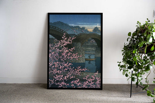 Spring at Kintai Bridge Asian Style Poster | Wall Art for Home & Office | High-Quality Print - High-Quality Visual Display