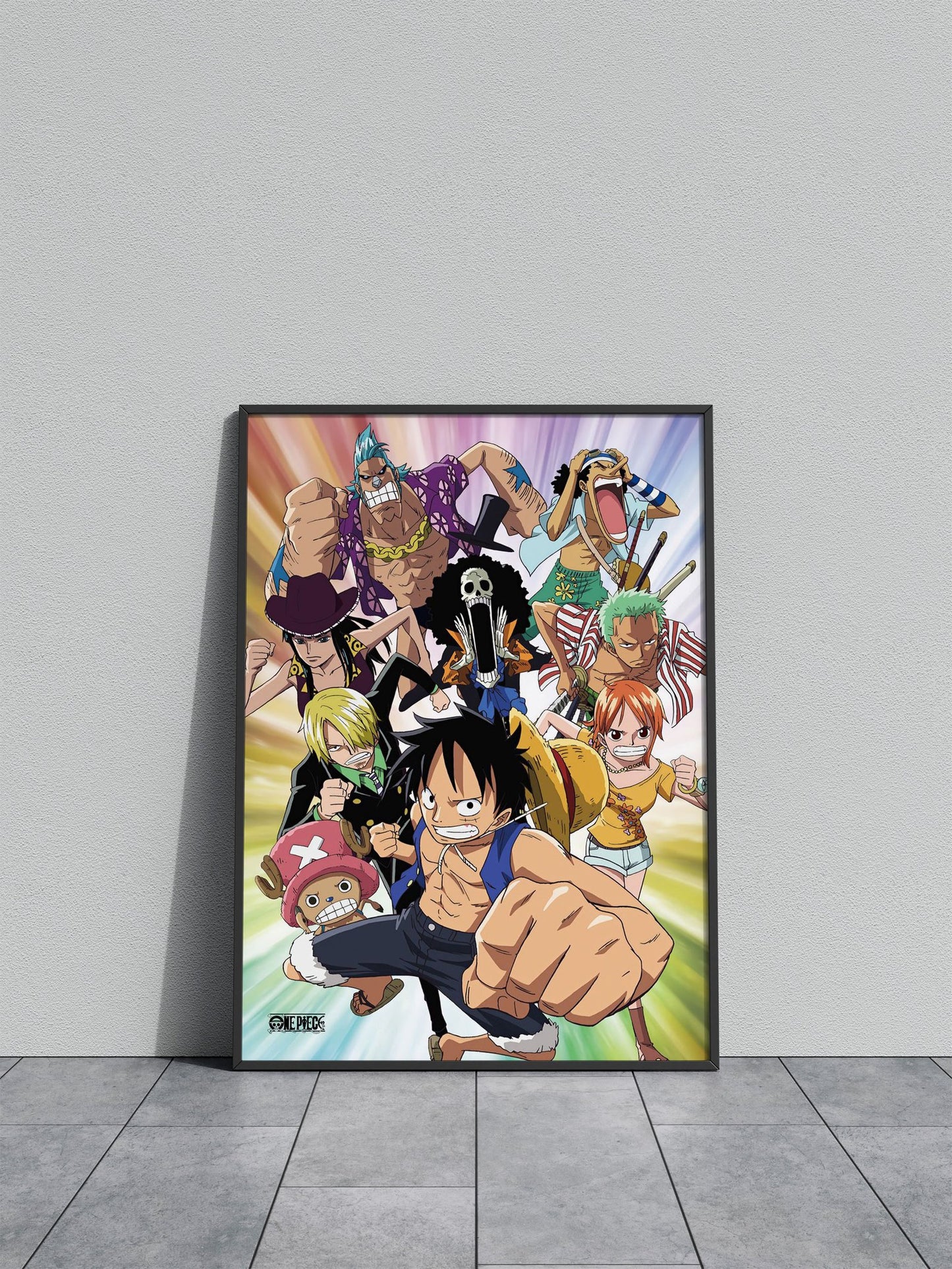 Straw Hat Crew Fight Asian Style Poster | Wall Art for Home & Office | High-Quality Print - High-Quality Visual Display