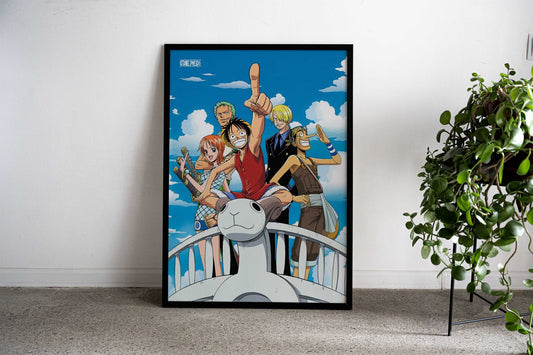 Straw Hat Pirates Asian Style Poster | Wall Art for Home & Office | High-Quality Print - High-Quality Visual Display