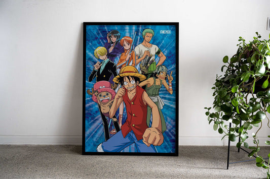 Straw Hats Crew Asian Style Poster | Wall Art for Home & Office | High-Quality Print - High-Quality Visual Display