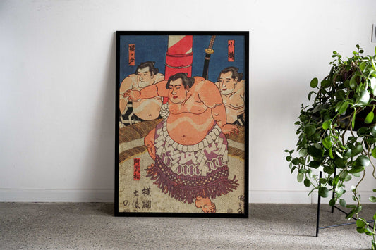 Sumo fighter I Asian Style Poster | Wall Art for Home & Office | High-Quality Print - High-Quality Visual Display