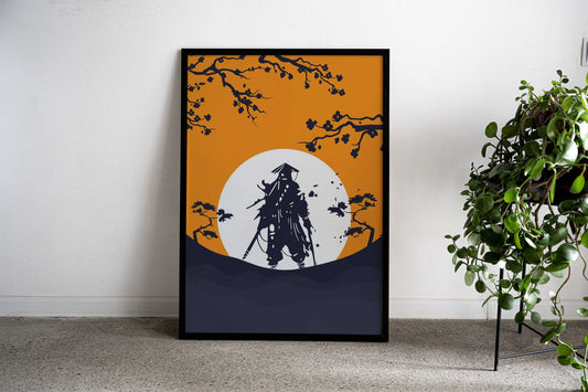 Sun Shadow Asian Style Poster | Wall Art for Home & Office | High-Quality Print - High-Quality Visual Display