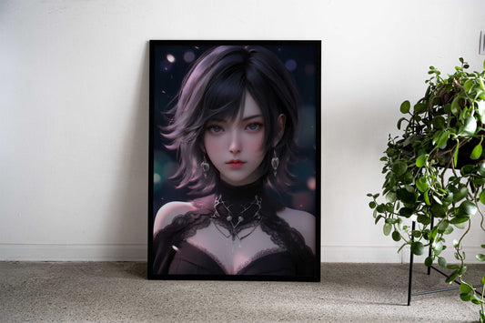 Sweet Japanese Angel Asian Style Poster | Wall Art for Home & Office | High-Quality Print - High-Quality Visual Display