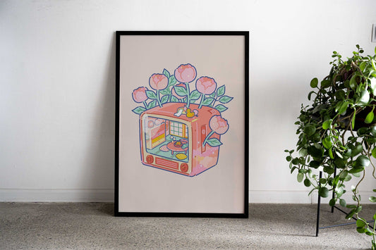 TV Asian Style Poster | Wall Art for Home & Office | High-Quality Print - High-Quality Visual Display