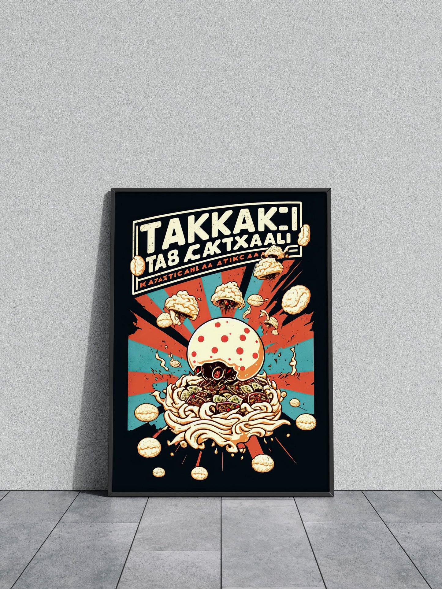 Takoyaki Attack Asian Style Poster | Wall Art for Home & Office | High-Quality Print - High-Quality Visual Display